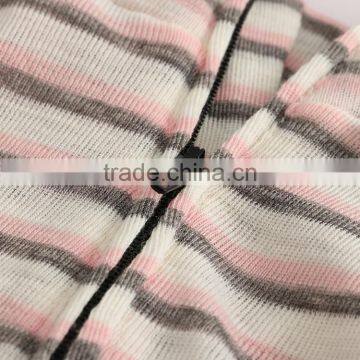 100%Merino Wool Kids Thermal Underwear Stripe Zip Long Johns for 4-12years Old photo-6