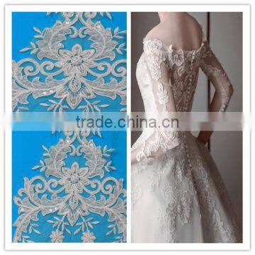 factory hot sales sequin rhinestone appliques for wedding dress