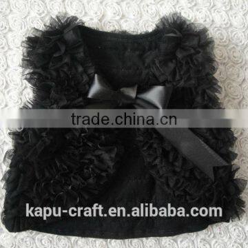 China wholesale soft black chiffon baby shrug