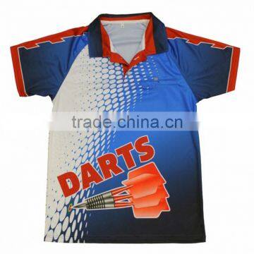 2017 New style sublimation print dart shirts jersey