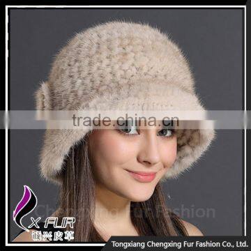 CX-C-71F Mink Fur Fashion Winter Russian Style Sexy Women Winter Hat Cap photo-3