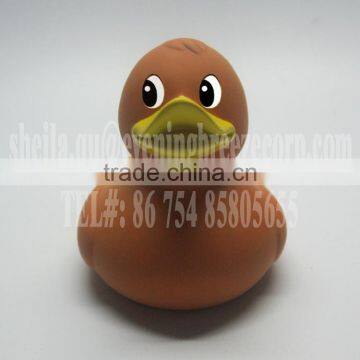 Wholesale Promotional Orange Rubber Duck , Promo Orange Bath Duck With Logo Imprint photo-2