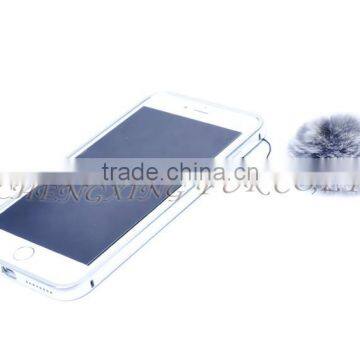 CX-A-54F Rabbit Fur Mobile Phone Strap Promotional Fur Keychain photo-2