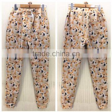 New Arrival Fashion Design Print Dog Latest Wholesale Printed Men Emoji Jogger Pants photo-2