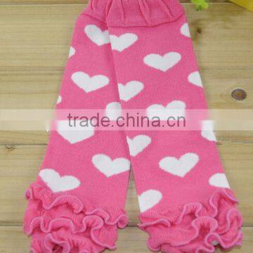 Wholesale Baby Ruffle Heart Pattern Kids Lovely Leg Warmers photo-2