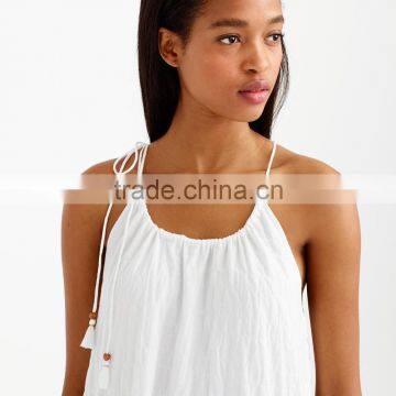 Crinkled Shoulder Sexy See Through Sleepwear photo-2