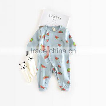 S60652B Newborn Boys&Girls Open Files Romper For Baby Unisex Priting Clothes Outfit photo-2