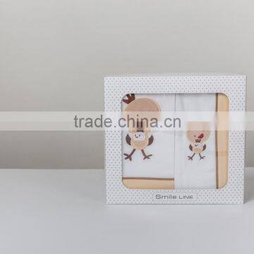 New Desgin Baby Bed Sheet/3pcs Baby Bed Design/embroidery Baby Textiles photo-2
