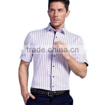 Men's New Model t Shirts Vertical Stripes Fabric Fancy t Shirt for Men photo-2