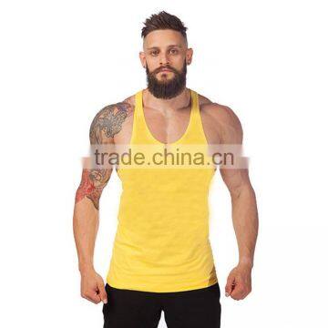 Shandao OEM Custom Logo Plain Design Sleeveless Slim Fit Men Gym Wear Fitness photo-3