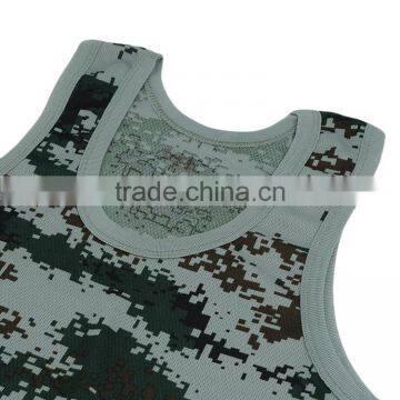 Guangzhou Shandao Factory Low Price Cool Max Unisex Camo Sleeveless Sportswear Miami photo-3