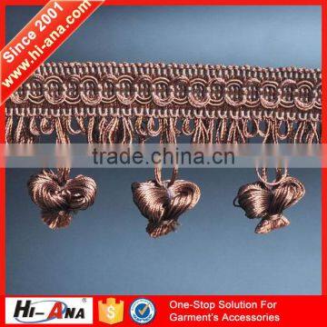 hi-ana trim3 Cooperate with brand companies Fancy curtain fringe