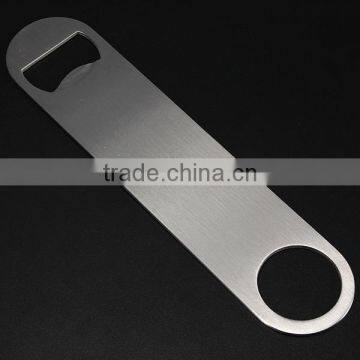 Large Flat Stainless Steel Beer Bottle Cap Bar Blade Opener Tool Business Card Beer Openers Multi-function Bottle Opener photo-5