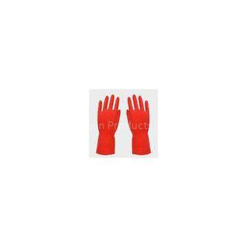 Home Red latex glove , Diamond grip Latex Gloves for gardening
