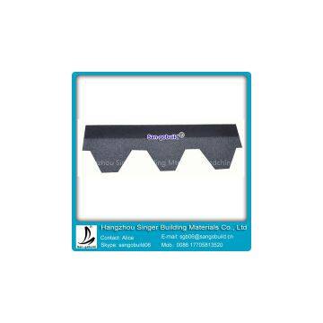 Mosaic asphalt shingle for roofing system