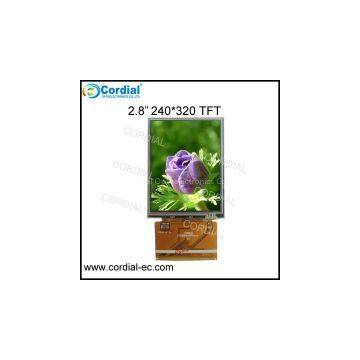 2.8 inch 240×320 TFT LCD MODULE with resistive touchscreen CT028PHJ16