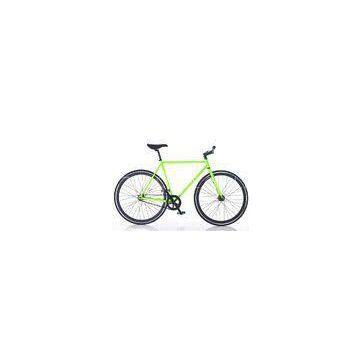 Light Green 58cm / 60cm Alloy Frame Fixed Gear Bikes With Flip Flop Hubs