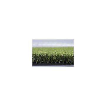Anti - Vibration Landscaping Artificial Grass Fake Turf With V shape Yarn