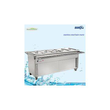 6 Pan Hot Food Display Warmer/Food Warmer Bain Marie