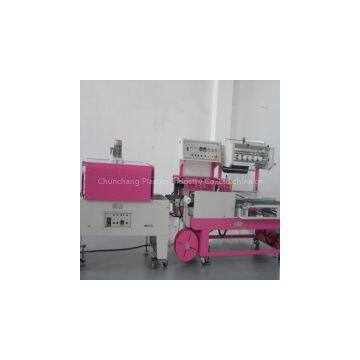 L bar sealing high efficency strawberry biscuits shrink wrapper machine from taiwan