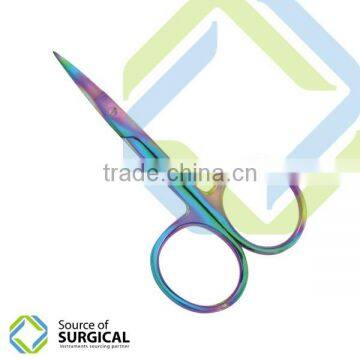 Nickel plating Eyebrow scissor&nail and cuticle scissor B-NCS-3