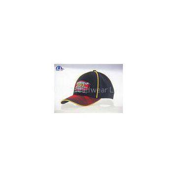 100% Polyester Ottoman 6 Panel Embroidered Baseball Caps With Submilation Logo