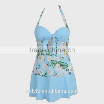 2016 hot selling fashion thin elegant printing bathing suit ladies swimsuit