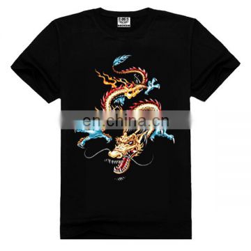 Dragon print high quality t-shirts,vintage t-shirts