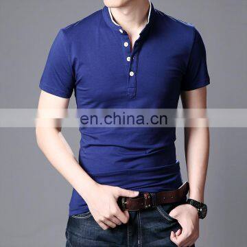 Latest Design Collar Wholesale Slim Fit T Shirt Guangzhou For Men