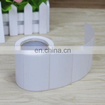 Hot sale self adhesive blank pvc roll sticker with glossy lamination