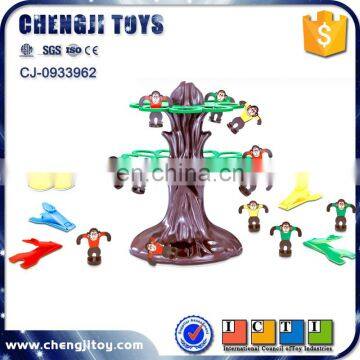 Jump tree monkey funny intelligent toy mini plastic toy monkey