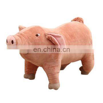 Promotional gift custom made clip stuffed toy,piggy plush toys for kids