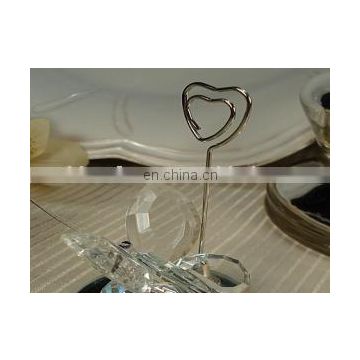 Mini crystal Butterfly place card holder