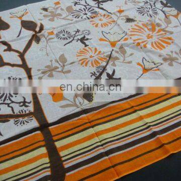 Azo Free & Reach Compliant 100% Cotton Woven Printed Pareos for Beach & Newspaper or Magazine Promotion