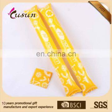 eco printed PE custom inflatable cheer sticks wholesales manufacturer