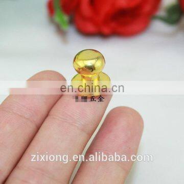 6mm Silver Solid Brass Pacifier nail Nipple Head Screw Monk Head Button