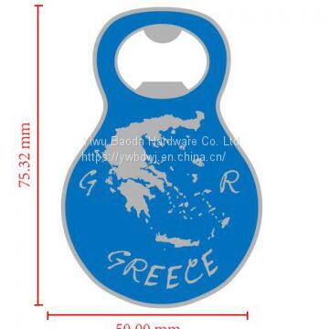 Athens owl openerSupply Greek tourist souvenirs key to Greek key buckle custom Bottle opener