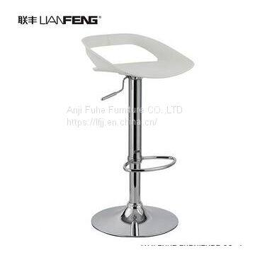 High Swivel PP Plastic Bar Chair With Footrest Bar Furniture