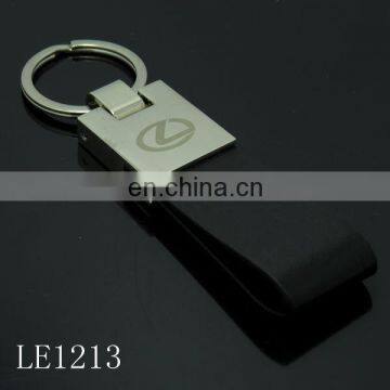Hot Sale Promotional Real Leather Metal Carabiner Key Chain photo-5
