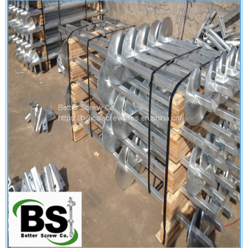 Quick Installed Helical Foundation Galvanized Piles