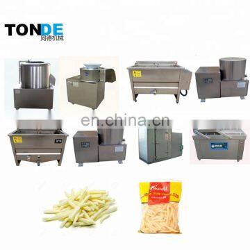 Fried Potato Chips Production Line French Fries Making Machine Frozen Fries Processing Plant