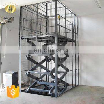 7LSJG Shandong SevenLift OEM Hydraulic Freight Outdoor Water Powered Lift Goods Elevator