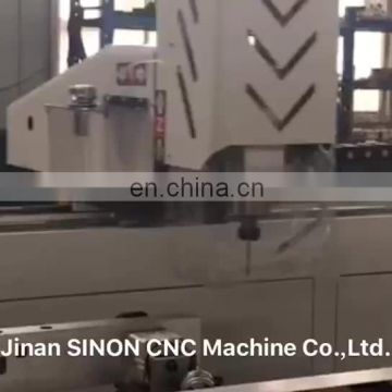 800mm Length Automatic Industrial Aluminium Section Milling Drilling Center