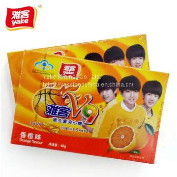 9 Vitamins Center Filled Fruit Hard Candy With Blister Package 48g photo-5