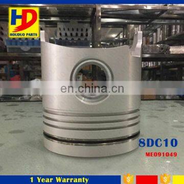 8DC10 Excavator Engine Piston With Tin Coating And Alfin OEM ME091049