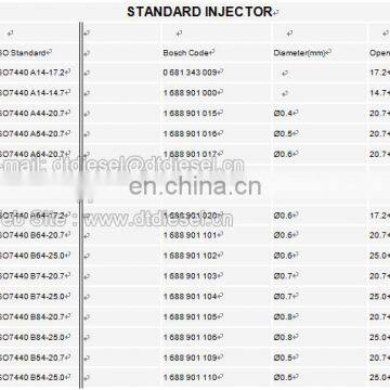 ISO Standard Injector 1 688 901 020/ 1688901020