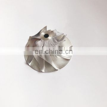 CT12 17208-46030 39.05/58.03mm 5+5 blades Turbocharger milling/aluminum 2618/billet compressor wheel