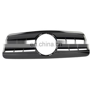 Глянцевый черный передний решетка радиатора с тремя лопастями 98 - 02 для Mercedes Benz CLK Class W208 в стиле AMG photo-4