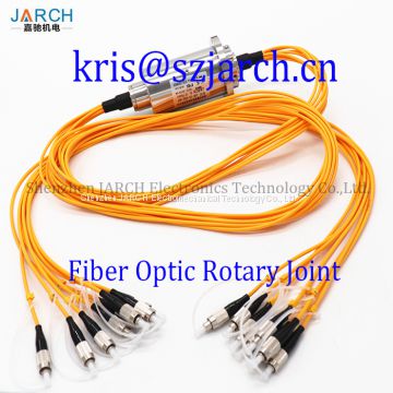 8 Channel Optical Fiber Slip Ring No Contact Friction Long Life 10 Million Rpm