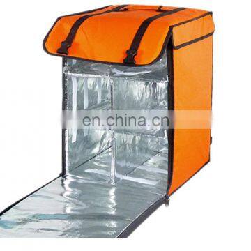 6 Compartments Insulated Hot Food Delivery Backpack Bag
